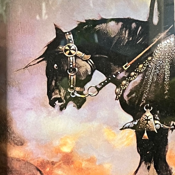 FRANK FRAZETTA, DEATH DEALER - 2004 CALENDAR ARTWORK FRAMED - Picture 5 of 9